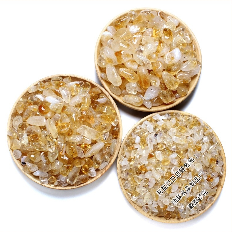 Karkötő ékszer – Természetes citrin nyers kő, Ground Pulse Crystal, polírozott felület, 100–500 g