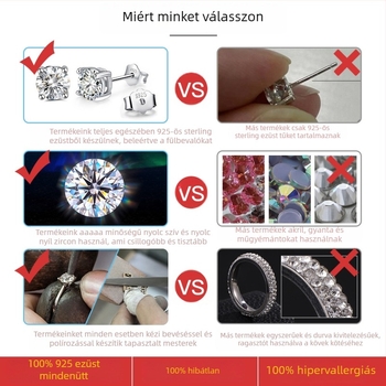 Fülbevalók | 925-ös ezüst | Elektroplating | Geometriai stílus | Zhongshan Huancai Jewelry