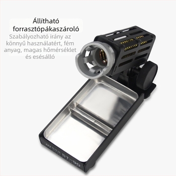 Forrasztópákaállvány ST-90, fémből készült állvány hegesztéshez és karbantartáshoz, 220V