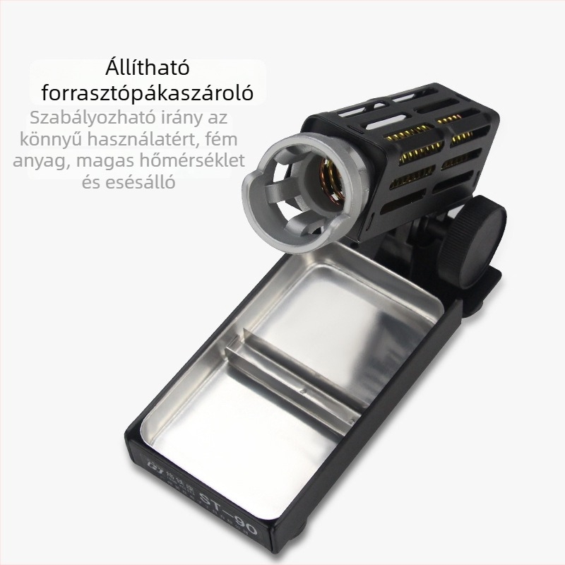 Forrasztópákaállvány ST-90, fémből készült állvány hegesztéshez és karbantartáshoz, 220V