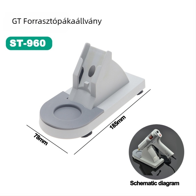 Forrasztópákaállvány ST-90, fémből készült állvány hegesztéshez és karbantartáshoz, 220V