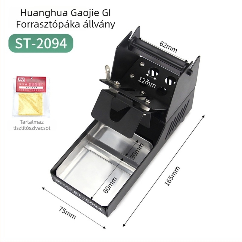 Forrasztópákaállvány ST-90, fémből készült állvány hegesztéshez és karbantartáshoz, 220V