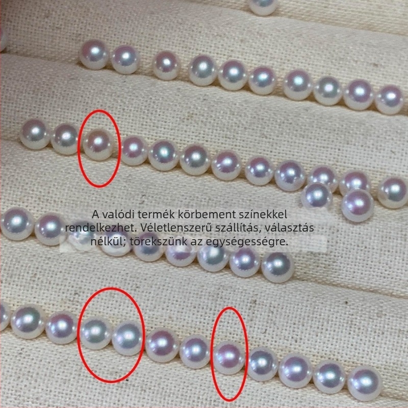 Édesvízi kerek gyöngyök – félfúrt, félkész DIY gyöngyök