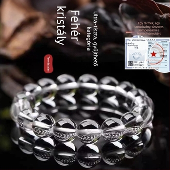 Likewise Kristály gömbgyöngyös karkötő – Uniszex, természetes stílus