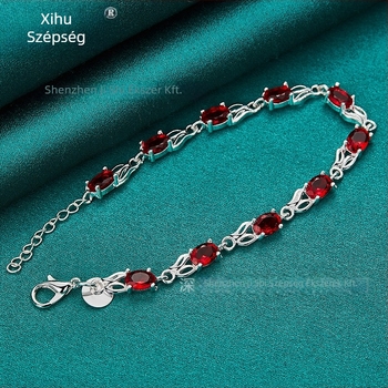 Karkötő nyuszi charm-lánccal és cirkóniával - West Lake Beauty Fém - Modell MB237 - Nőknek