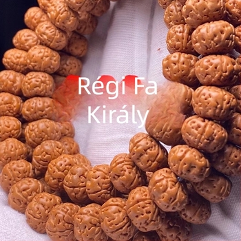 108 gyöngyös Bodhi karkötő, uniszex, fa, Rudraksha, új kínai stílus, lyukasztásos technika