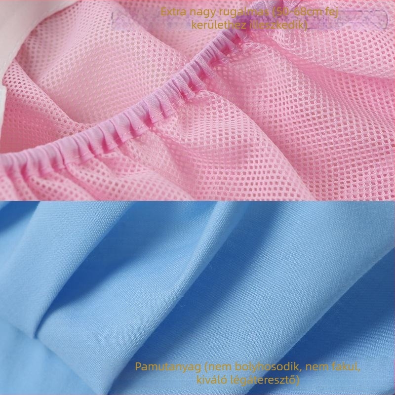 Szakács sapka duckbill stílusban, lélegző hálós anyaggal, porvédő a műhelyben és a konyhában, tavasz