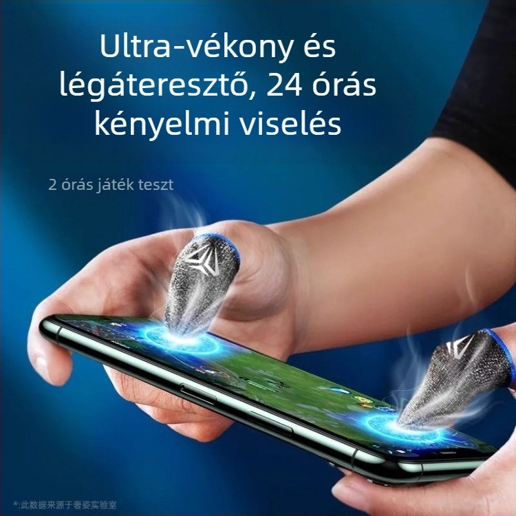 Gamer hüvelykujjas ujjvédő kesztyű – csúszásmentes, ultra vékony, félujjas kivitel e-sportokhoz