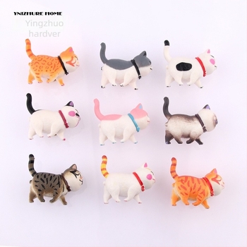 Macska formájú forgó fogantyú ruhásszekrényhez és fiókhoz – PVC + sárgaréz, modell 3669, YNIZHURE, modern minimalizmus, könnyű luxus