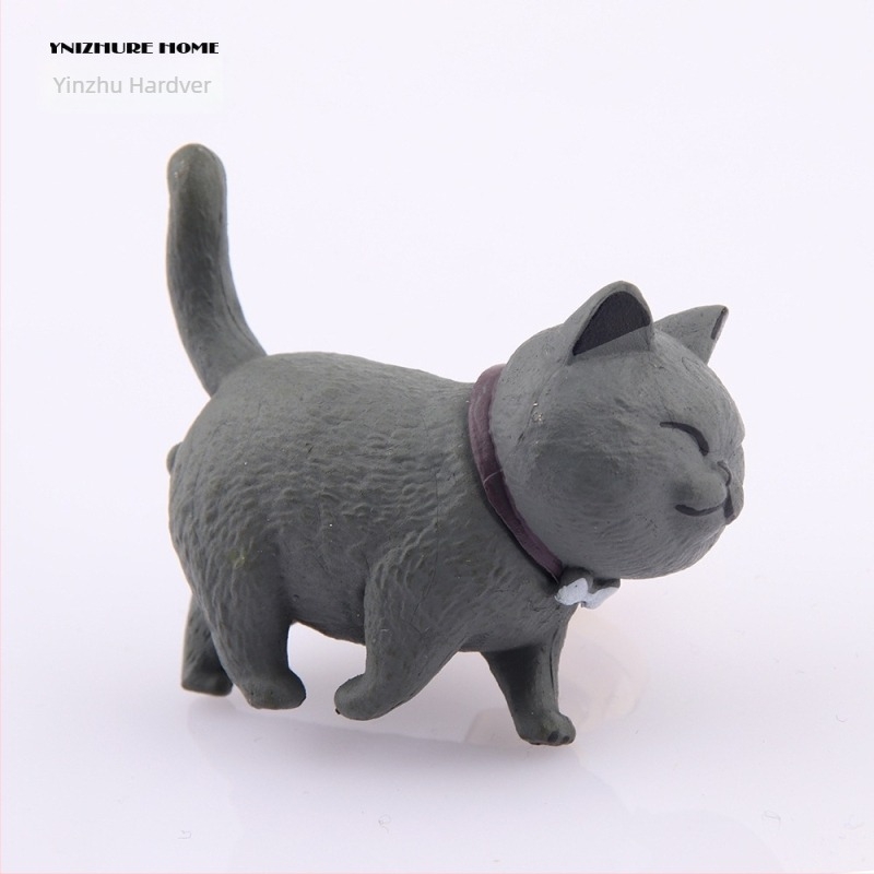 Macska formájú forgó fogantyú ruhásszekrényhez és fiókhoz – PVC + sárgaréz, modell 3669, YNIZHURE, modern minimalizmus, könnyű luxus