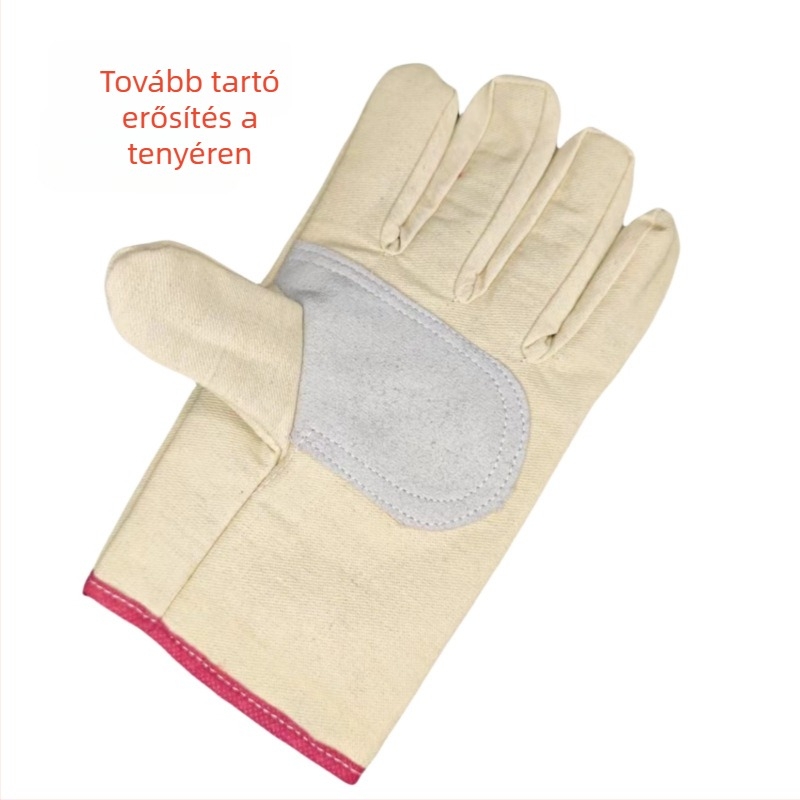 Hegesztő kesztyű vászonból – kopásálló, Súly 0.15, gyári felhasználásra