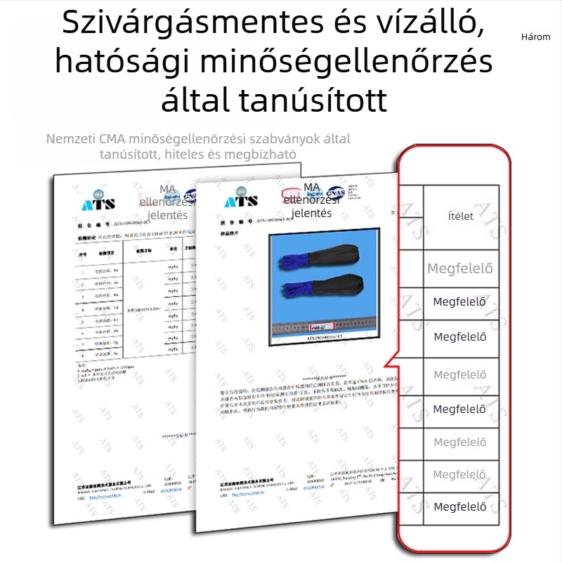 Vízálló hosszú gumikesztyű fleece-béléssel, vastag és kopásálló halászathoz és nehéz munkához, 70 cm hosszú