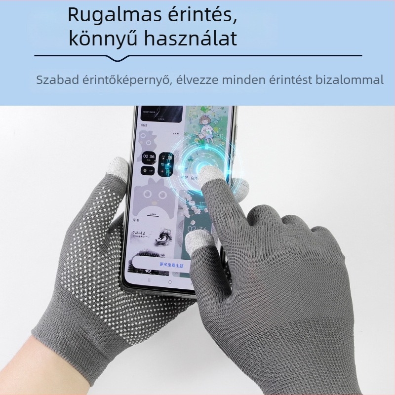 Élelmiszerboltban használható válogató kesztyűk csúszásmentes fogással, érintőképernyő-kompatibilitás, vékony dizájn, védő és kopásálló