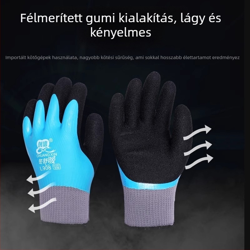 Chuangxin L908 Kopásálló építőipari munkavédelmi kesztyű – Alkalmazás: Építkezés (Márka: Chuangxin; Tömeg: 140; Használat: Építkezés)