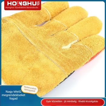 Vészhelyzeti mentő kesztyűk tűzoltáshoz – hőszigetelő, lángálló, pamutfonalból, mentésre és segélynyújtásra