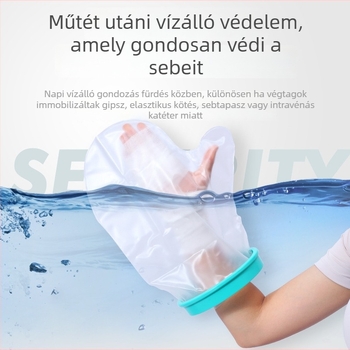 Zixi fürdésre szánt vízálló tok posztoperatív sebekhez, törések ápolásához és PICC-hez