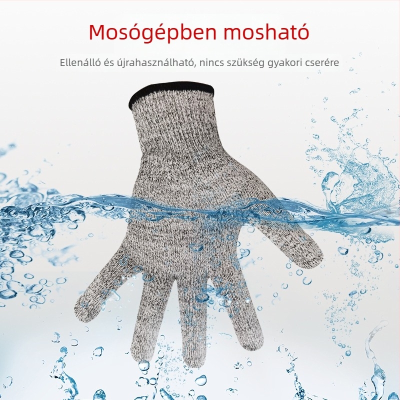 Qin Sail HPPE vágásálló kesztyűk – Grade 5 védelem üvegvágáshoz, kertészkedéshez és famegmunkáláshoz