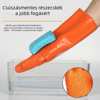Ipari PVC kesztyűk – vízállóak, olajállóak, csúszásmentesek, sav- és lúgállóak