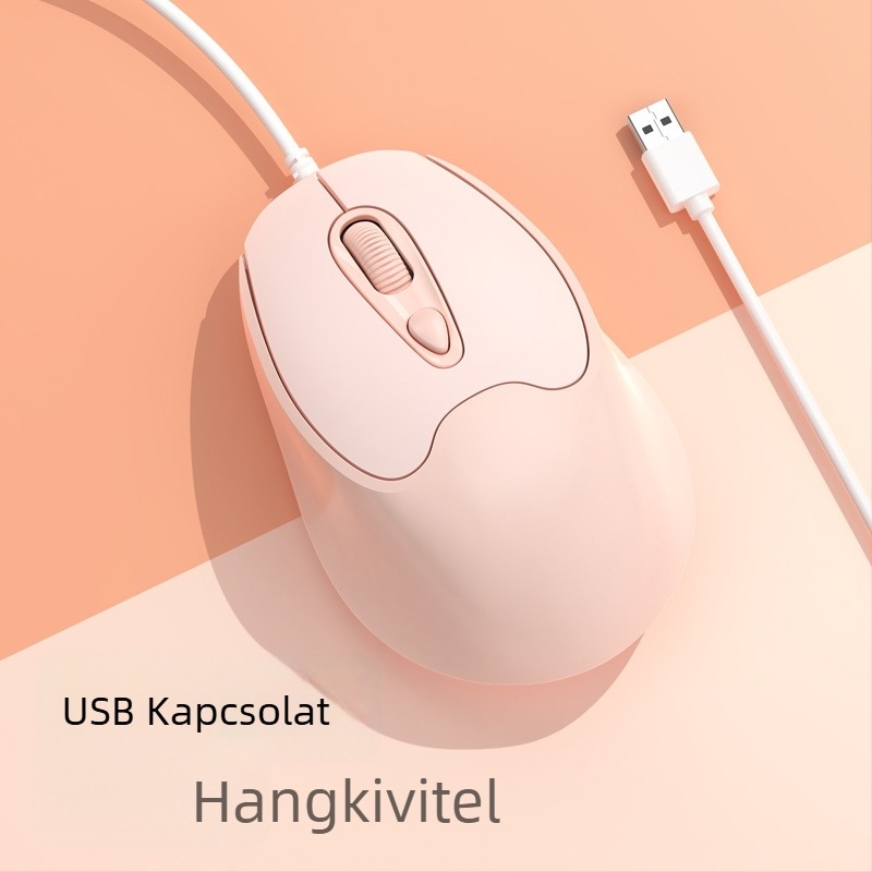 Optikai USB-C vezetékes egér, 2400dpi, 4 gomb