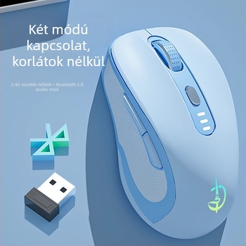 M500 vezeték nélküli egér, optikai 2400 DPI, 6 gomb, 2.4GHz, Plug-and-Play