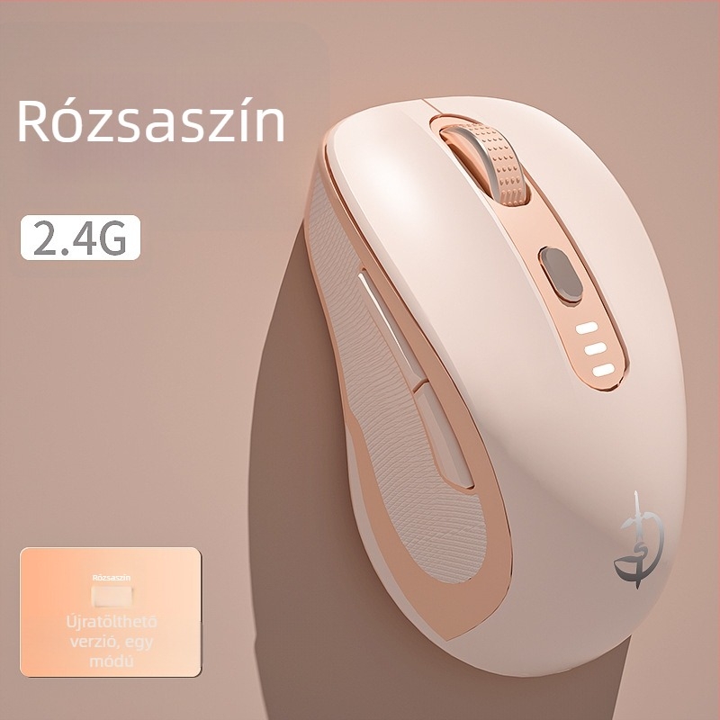 M500 vezeték nélküli egér, optikai 2400 DPI, 6 gomb, 2.4GHz, Plug-and-Play