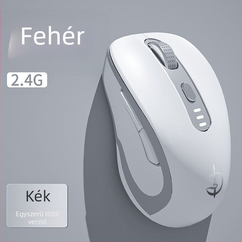 M500 vezeték nélküli egér, optikai 2400 DPI, 6 gomb, 2.4GHz, Plug-and-Play