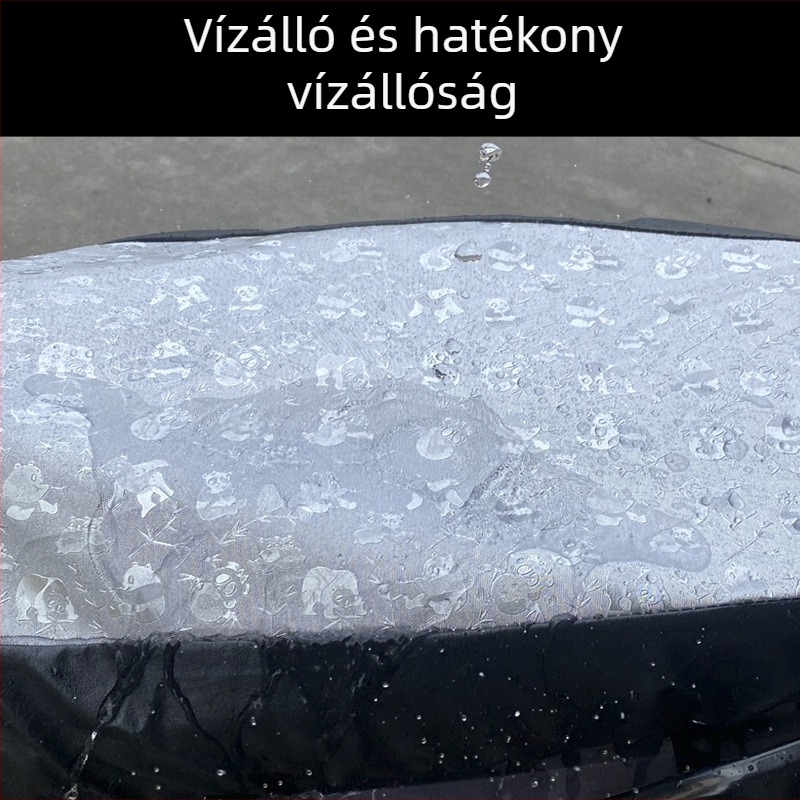 Motorkerékpár ülésvédő – bőr, négy évszakos univerzális, testreszabható, logó nyomtatás