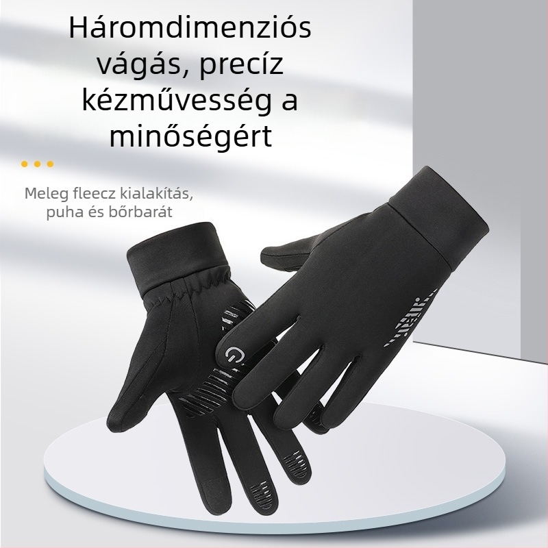 Kerékpáros kesztyűk – lélegző, gyorsan száradó, csúszásmentes, uniszex felnőtteknek, modell B04