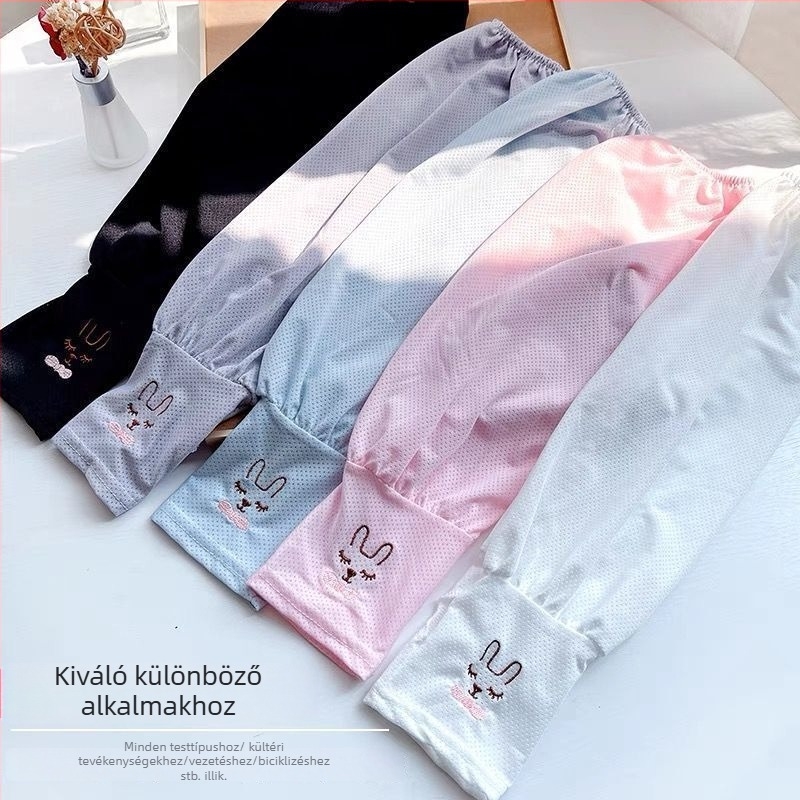 Női karvédők - UV védelem, Ice Silk, Légáteresztő, Akril anyag, 71–80% tartalom, Tavasz 2023