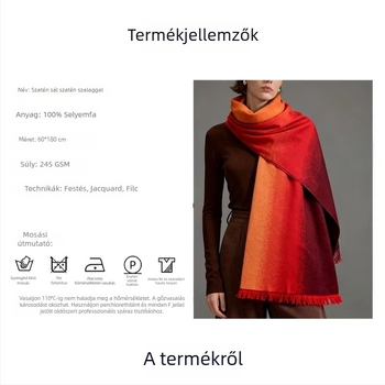 Longxiang Textile Selyemsál — 100% selyem, Koreai stílus, 2025 őszi-téli kollekció, Testreszabható