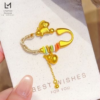 Kitűző: kézzel készített, fonott bojt motívummal és tök alakú motívummal, kettős használatú, friss és édes stílusú kiegészítő