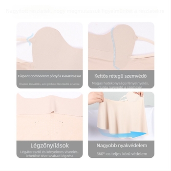 Nylon kapucnis arcvédő maszk – UV védelem, napvédő, légáteresztő