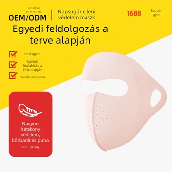 Teljes arcú UV-szűrős maszk – Uniszex, Nylon, Háromszög alak, Sokoldalú stílus, Tavasz, Ősz és Nyár