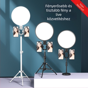 BOOYIIN XJ42P élő közvetítésre szánt LED töltőfény, 10W, 5V/2A