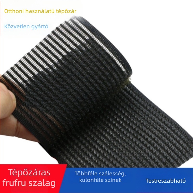 Önragasztó hajfrizura és flyaway haj szervező, láthatatlan folt, hajhullámító szalag Velcro-val, levehető hátlap