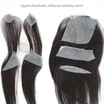 Longyang Z Kézzel Szőtt Valódi Hajból Készült Paróka, Egyenes, Festhető vagy Göndöríthető