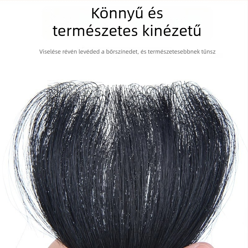 Longyang Z Kézzel Szőtt Valódi Hajból Készült Paróka, Egyenes, Festhető vagy Göndöríthető