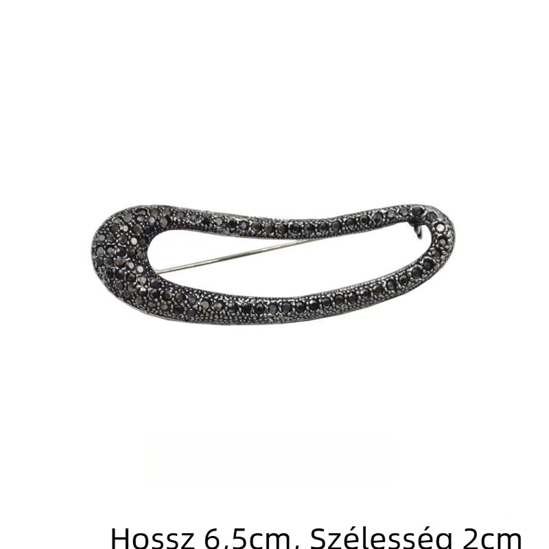 Csillag alakú cink ötvözet brooch – kettős használat, könnyed luxus stílusú kiegészítő mindennapi viselethez