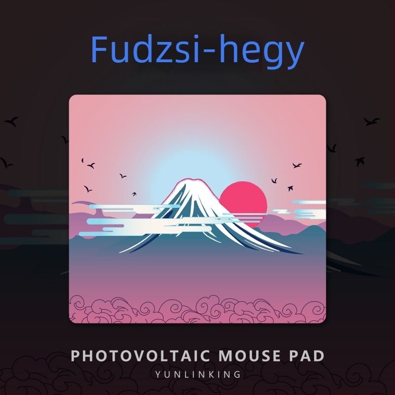 Tempered glass egérpad gaminghez | Egyoldalas, logónyomtatás, egyedi gyártás minta alapján