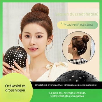 Fejfedő kiegészítő – Légáteresztő hajpárna a puha gyökerekhez; láthatatlan koronaemelő párna; Anyag: műanyag/gyanta; Stílus: Nők; 2023 tavasz