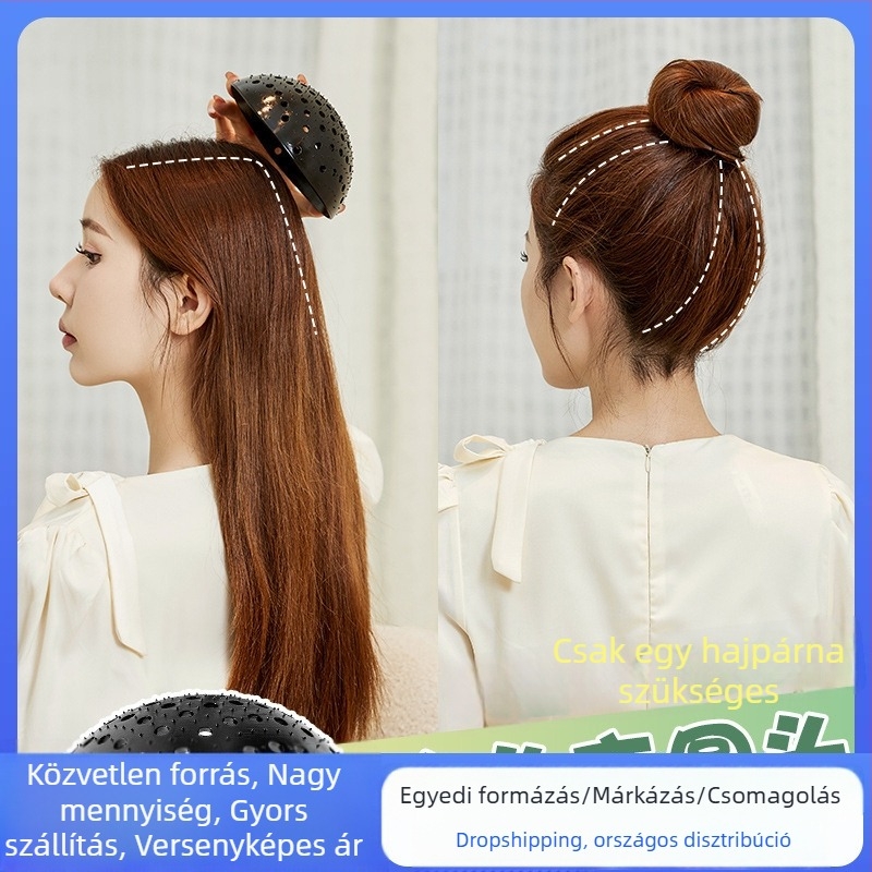 Fejfedő kiegészítő – Légáteresztő hajpárna a puha gyökerekhez; láthatatlan koronaemelő párna; Anyag: műanyag/gyanta; Stílus: Nők; 2023 tavasz