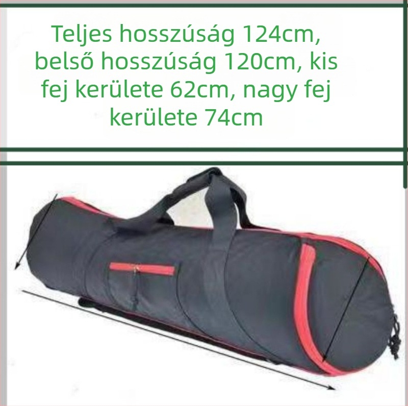 DSLR-hez készült kemény héjú állványtáska és háromdimenziós gimbál szett