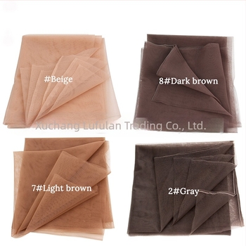 Svájci csipkés paróka, egyenes haj, selyem/P Silk keverék, elülső háló