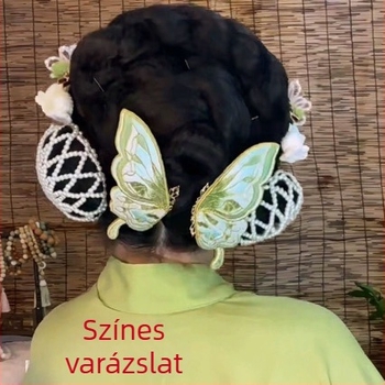 Gyöngy hajpánt nyuszifüllel — rajzfilm stílus, ABS magas fényű műgyöngyök, nőknek, 2021 tavasz, egyedi csomagolás