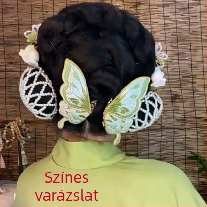 Gyöngy hajpánt nyuszifüllel — rajzfilm stílus, ABS magas fényű műgyöngyök, nőknek, 2021 tavasz, egyedi csomagolás