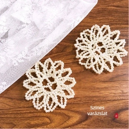 Gyöngy hajpánt nyuszifüllel — rajzfilm stílus, ABS magas fényű műgyöngyök, nőknek, 2021 tavasz, egyedi csomagolás