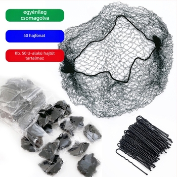 Láthatatlan hajháló légiutas-kísérő nőknek, egyszerű stílus, selyemszálak, 2024 tavasz