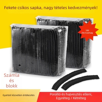 Egyszer használatos, nem szövött szakács sapka, peremmel, légáteresztő, beltéri használatra