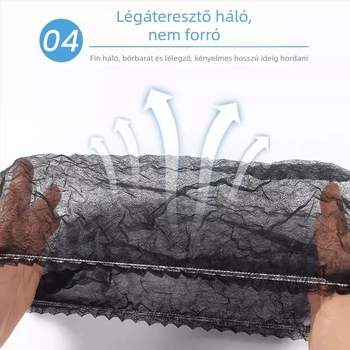 Egyszer használatos, nem szövött szakács sapka, peremmel, légáteresztő, beltéri használatra