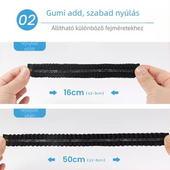 Egyszer használatos, nem szőtt anyagból készült szakácssapka hajhálóval, lélegezhető, porálló, beltéri használatra